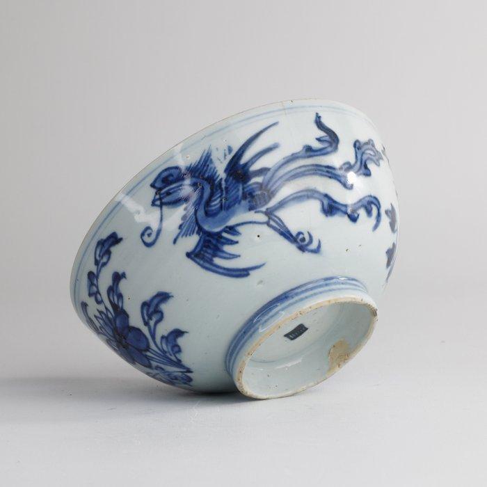 Kom - Porselein - Kangxi Double Fenix Bowl, Antiek en Kunst, Antiek | Overige Antiek