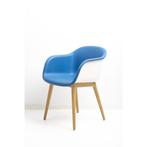 Muuto Fiber Sidechair Armchair leather design stoel gebruikt, Stoel, Gebruikt, Overige plaatsen, Ophalen of Verzenden