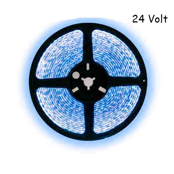 5 meter blauw led strip - 120Leds/m - 24V, Hobby en Vrije tijd, Elektronica-componenten, Nieuw, Ophalen of Verzenden