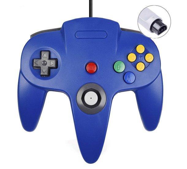 Nieuwe Nintendo 64 Controller Blue, Spelcomputers en Games, Spelcomputers | Nintendo 64, Nieuw, Ophalen of Verzenden