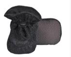 Melton slofjes glitter black 16-17 | VEILING startprijs 1,00