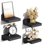 Set van 4 Wandplanken – Houten Zwevend en Decoratief, Verzenden, Nieuw