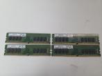 Veiling - 4x 8 GB (32GB) DDR4 RAM geheugen Samsung, Computers en Software, Refurbished