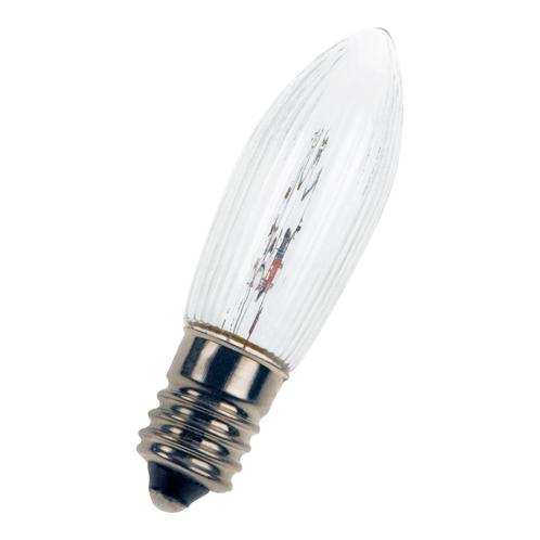 SL Kerst Kaarslamp E10 34V 3W Indoor Ribbed 13x44mm Gloei..., Huis en Inrichting, Lampen | Plafondlampen, Nieuw, Ophalen of Verzenden