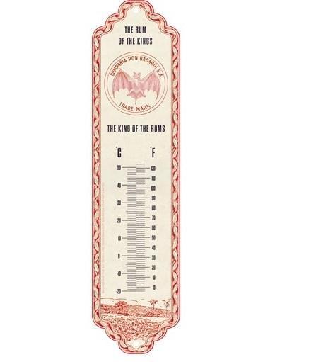 Thermometer Bacardi, Verzamelen, Merken en Reclamevoorwerpen, Nieuw, Ophalen of Verzenden