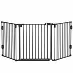 TRUUSK Honden Afscheidingshek - Automatische Deur - Verstelb, Tuin en Terras, Verzenden, Nieuw