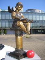 sculptuur, GROOT XXL 60 CM CHIQUE BRONZEN BEELD : PUTTI :