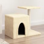 vidaXL Kattenmeubel met sisal krabpalen 50,5 cm crèmekleurig, Verzenden, Nieuw