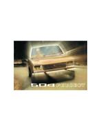 1973 PEUGEOT 504 SEDAN BROCHURE NEDERLANDS, Nieuw, Peugeot, Author