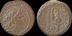 142-138bc Seleucid Kingdom Tryphon Ae18 Boeotian helmet B..., Verzenden
