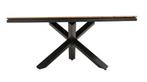 Driekhoek Tuintafel Lontano  Teak Aluminium Kruispoot Lesli, Verzenden, Nieuw