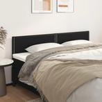 vidaXL Hoofdborden 2 st 100x5x78/88 cm kunstleer zwart, Verzenden, Nieuw, Zwart, Overige materialen