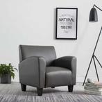 vidaXL Fauteuil kunstleer grijs, Huis en Inrichting, Fauteuils, Verzenden, Nieuw