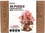 Robotime Sakura Boomhut Kersenbloesem Miniatuur Creatief..., Verzenden, Nieuw