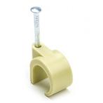Buisclip | Q-link | 16 - 19 mm (40 stuks, Rond, Crème), Verzenden, Nieuw