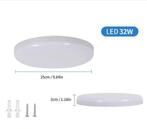 LED plafondlamp 32W rond waterdicht keuken badkamer, Verzenden, Nieuw