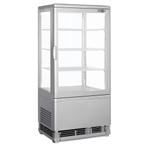 GGM Gastro | Tafelmodel panoramische vitrine - 68 liter - |, Verzenden, Nieuw