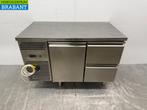 RVS Studio 54 Koelwerkbank 1 Deur 2 Laden 126 cm 230V Horeca, Ophalen of Verzenden, Gebruikt