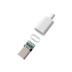 USB Connectror - USB C Male - Soldeerbaar - Wit, Hobby en Vrije tijd, Verzenden, Nieuw