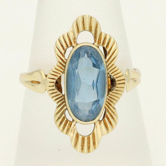 Zonder Minimumprijs - Ring - 14 karaat Geel goud Spinel, Sieraden, Tassen en Uiterlijk, Ringen