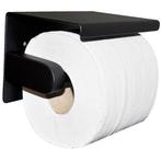 Wiesbaden Brush Toiletrolhouder - Mat Zwart, Huis en Inrichting, Badkamer | Badtextiel en Accessoires, Ophalen of Verzenden, Nieuw