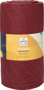 2dekans | Vitality Pur - Luxe Katoenen Bedsprei - 2 persoons, Ophalen of Verzenden, Zo goed als nieuw