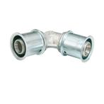 MultiTubo Persfitting metaal vertind knie 45° 40 x 40 mm, Doe-het-zelf en Verbouw, Buizen en Afvoer, Ophalen of Verzenden, Nieuw