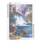Malatec Diamond Painting Waterval – Breng Rust met Creati., Hobby en Vrije tijd, Schilderen, Ophalen of Verzenden, Nieuw