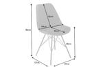 Design stoel SCANDINAVIA MEESTERSTUK grijs fluweel zwart, Huis en Inrichting, Fauteuils, Ophalen of Verzenden, Nieuw