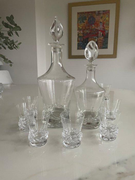 Daum France - Karaf (8) - Sorcy - Kristal - Sorcy, Antiek en Kunst, Antiek | Meubels | Tafels