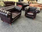 Chesterfield Showmodel !! Chesterfield set 2 zits + Fauteuil, Ophalen, Zo goed als nieuw, Chesterfield