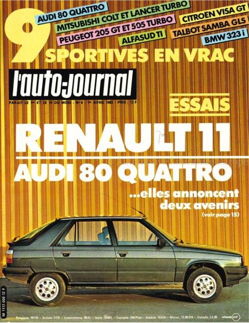 1983 LAUTO-JOURNAL MAGAZINE 6 FRANS, Boeken, Auto's | Folders en Tijdschriften