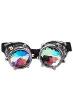 Goggles Steampunk Bril Studs Oud Zilver Montuur Caleidoscoop, Kleding | Dames, Carnavalskleding en Feestkleding, Ophalen of Verzenden
