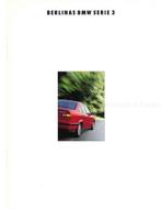 1991 BMW 3 SERIE SEDAN BROCHURE SPAANS, Boeken, Auto's | Folders en Tijdschriften, Nieuw, BMW, Author