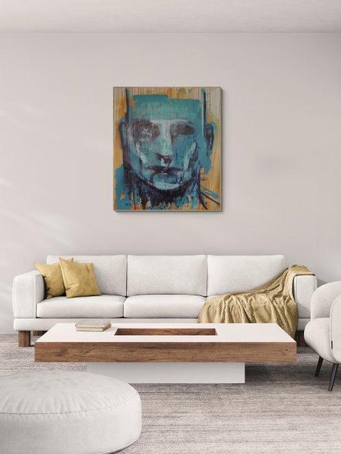 Mar (XX) - Look, Up in the Sky - XL, Antiek en Kunst, Kunst | Schilderijen | Modern
