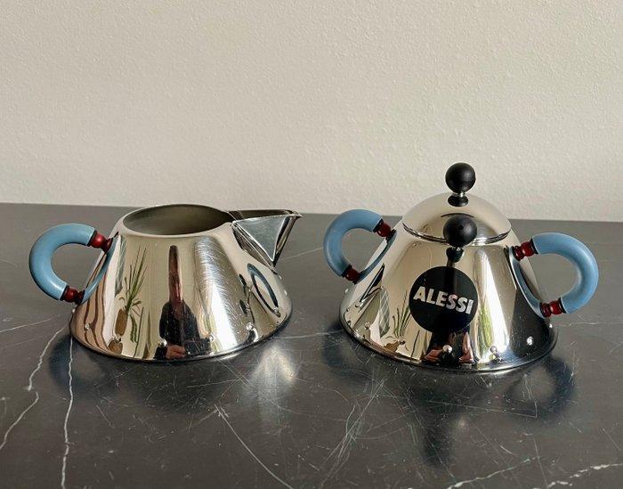 Alessi - Michael Graves - Suiker en roomstel (2) - 9096,, Antiek en Kunst, Antiek | Meubels | Stoelen en Banken