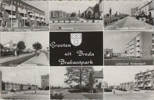 BREDA - Meerluik Groeten uit Breda Brabantpark, Verzamelen, Ansichtkaarten | Nederland, Verzenden