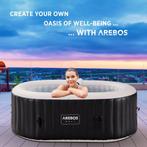 Arebos Whirlpool met ledverlichting, opblaasbaar, binnen en, Verzenden, Nieuw