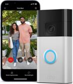 Ring Battery Video Doorbell Zilver met Chime (2nd Gen) -, Verzenden, Zo goed als nieuw