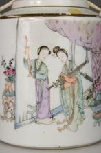 Theire en Famille rose porselein - Tongzhi - Merk -, Antiek en Kunst