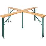 Opklapbare statafel Quattro - bruin, Verzenden, Nieuw