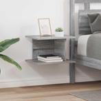 vidaXL Nachtkastje 2 pcs Grijs Sonoma 40 x 30 x 25 cm, Minder dan 45 cm, Verzenden, Nieuw, Minder dan 55 cm