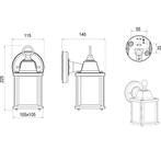 LED Tuinverlichting - Wandlamp Buitenlamp - Trion Dewran -, Tuin en Terras, Buitenverlichting, Nieuw, Ophalen of Verzenden, Hanglamp