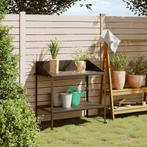 vidaXL Plantenstandaard 100x54,5x100 cm verzinkt staal, Tuin en Terras, Verzenden, Nieuw