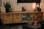 Dressoir Xanto met ledverlichting - IN.HOUSE, Huis en Inrichting, Kasten | Dressoirs, Ophalen of Verzenden, Nieuw, Eikenhout, 200 cm of meer