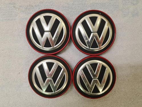 Origineel 4x Naafkap Naafkapjes VW GTI Rood 5G0601171B, Auto-onderdelen, Klein materiaal, Verzenden