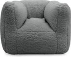 Jollein Fauteuiltje Beanbag Teddy - storm grey, Verzenden, Nieuw