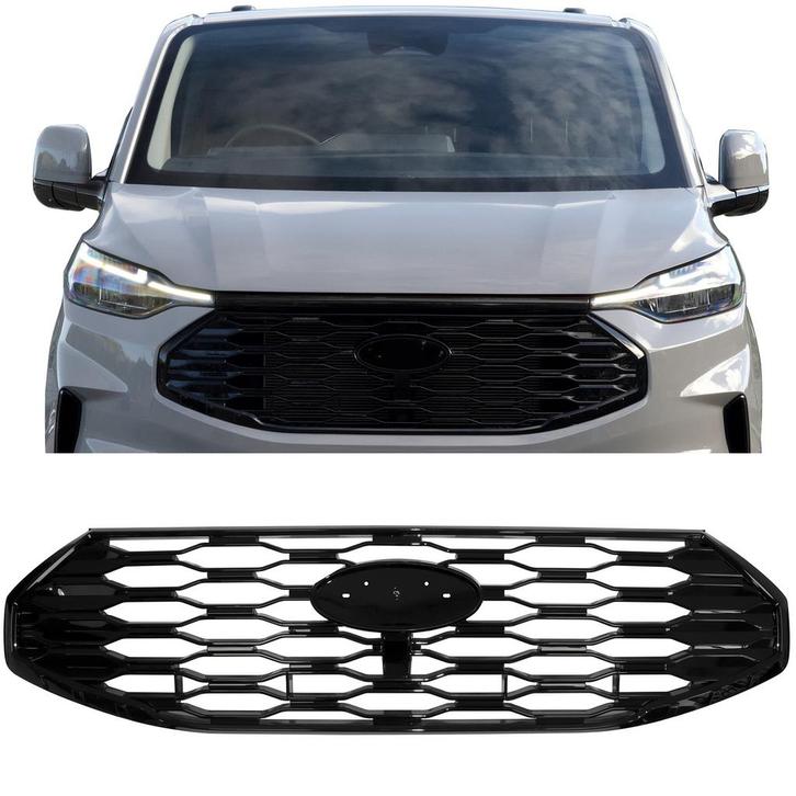 Grill | Ford | Transit Custom | 2024+ | Sport-Look | Glanzen, Auto-onderdelen, Carrosserie en Plaatwerk, Nieuw, Ford, Verzenden
