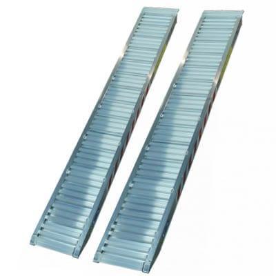 Metalmec Set oprijplaten recht aluminium 2500 x 360 opleglip, Auto diversen, Aanhangwagen-onderdelen, Ophalen of Verzenden