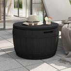 vidaXL Tuinbox 3-in-1 polypropeen zwart, Tuin en Terras, Verzenden, Nieuw